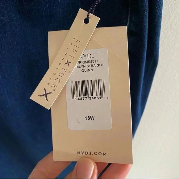 NYDJ Marilyn Straight Jeans Sz 18W 18 - Picture 9 of 9